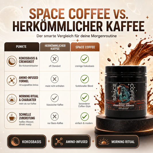 Space Coffee vs herkömmlicher Kaffee – Der smarte Vergleich