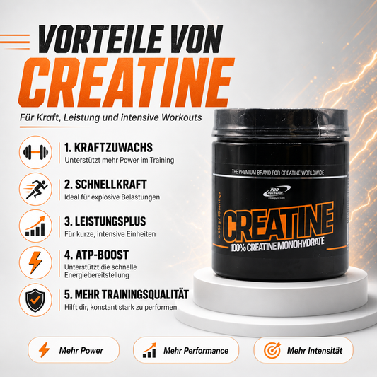 Vorteile von Creatine – Für Kraft, Leistung und intensive Workouts