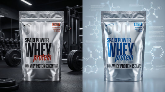 SpacePower Whey Protein – Isolat vs Konzentrat Vergleich