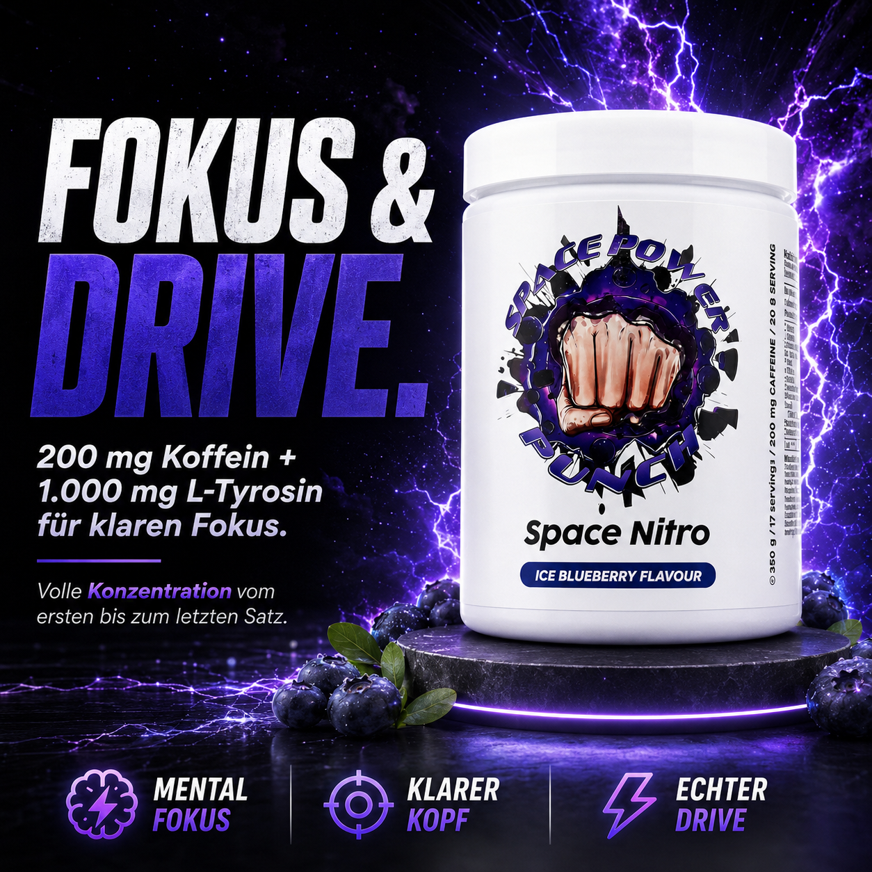 Space Nitro - Pre Workout Booster