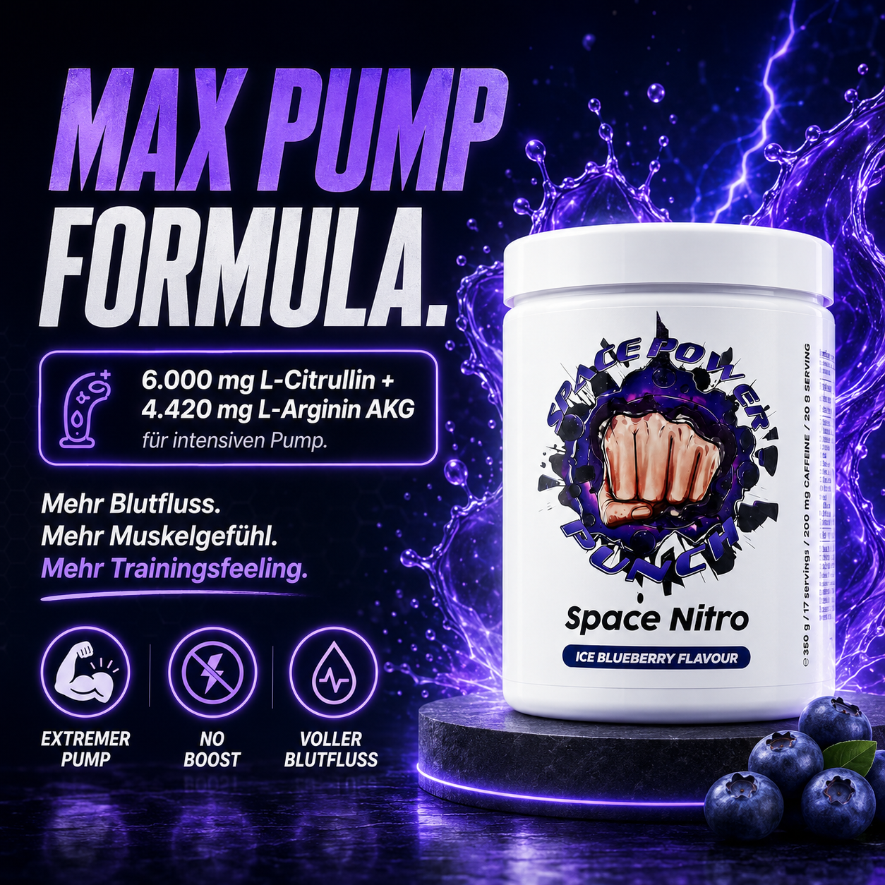 Space Nitro - Pre Workout Booster